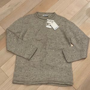 I Pinco Pallino boys wool alpaca knit anchor sweater